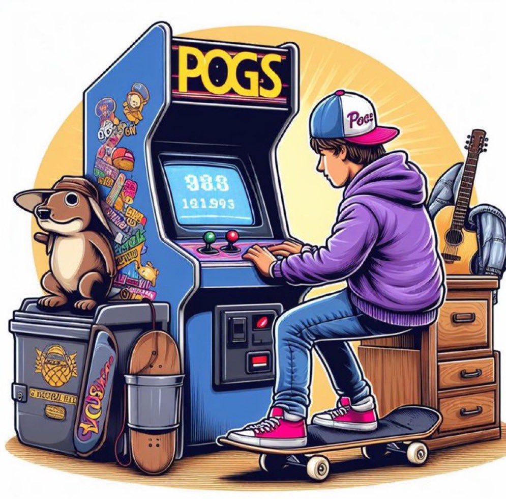 Pog is a hidden gem.  Turbo mode for millennials and gen x.  Only we truly understand the power of POG. We collected, we played, we competed, we learned, we grew, we owned.

Before we had dollars, we had pogs. Before we had cds, we had pogs, before sports cards and sports cars,