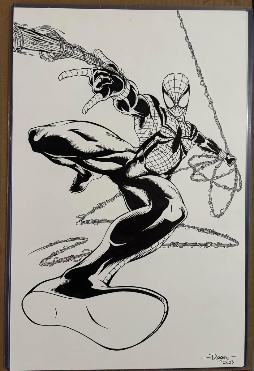 UMK3KungLao's tweet photo. Ben Reilly Spider-Man by @DeeganPuchkors. Love this commission. Really dynamic! #benreilly #SpiderMan #spiderverse #scarletspider #originalart #comicart #clonebros #sensationalspiderman https://t.co/b92HLSvASW