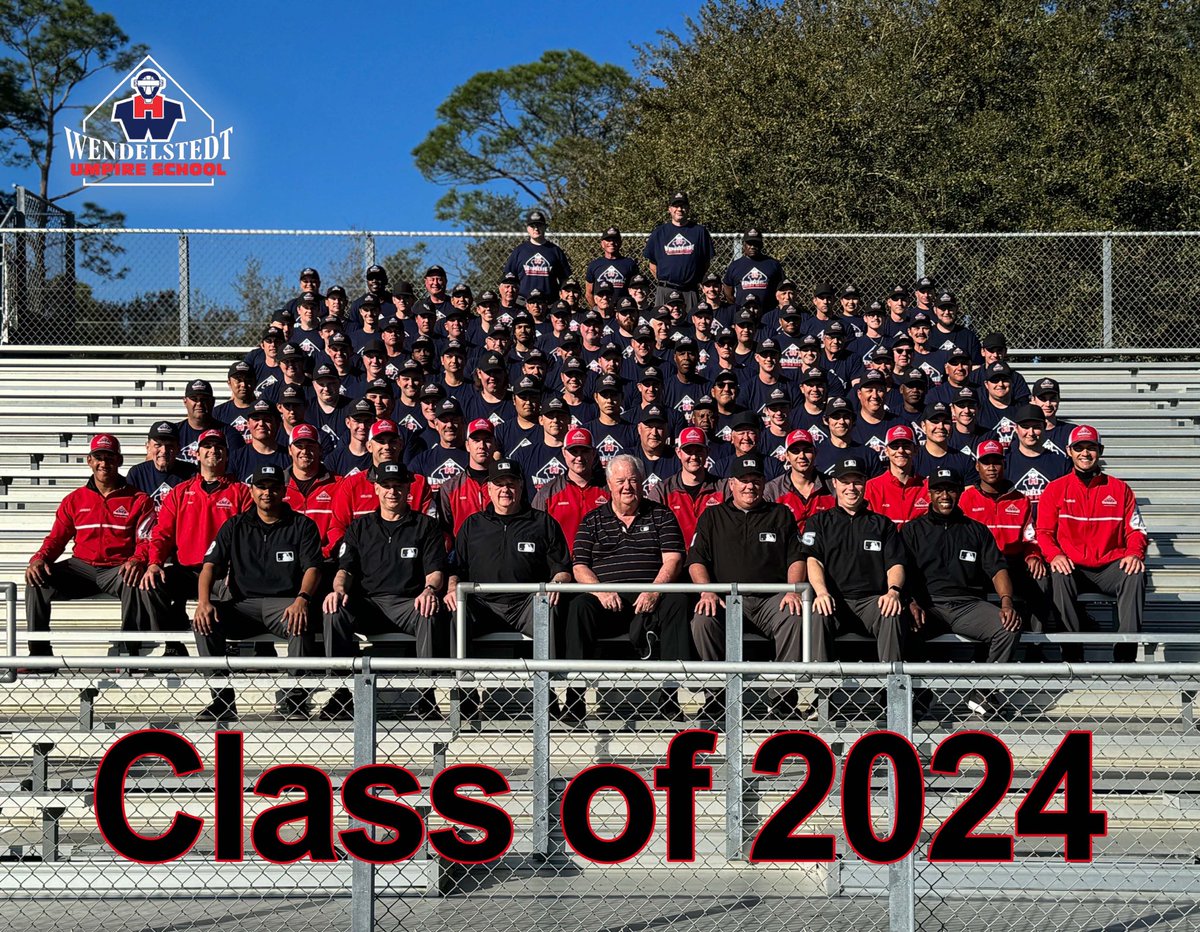 AdelmanKeith's tweet image. Fulfilled the lifelong dream and graduated from Wendelstedt Umpire school