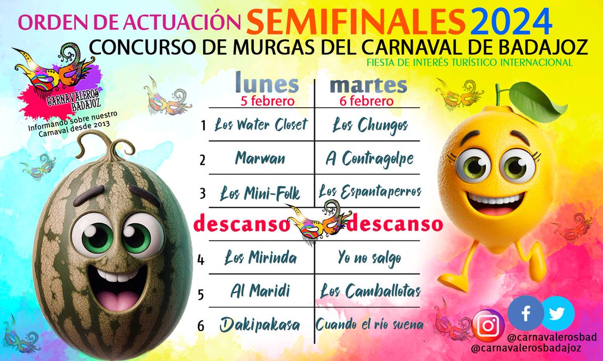 Carnavaleros Badajoz tweet media