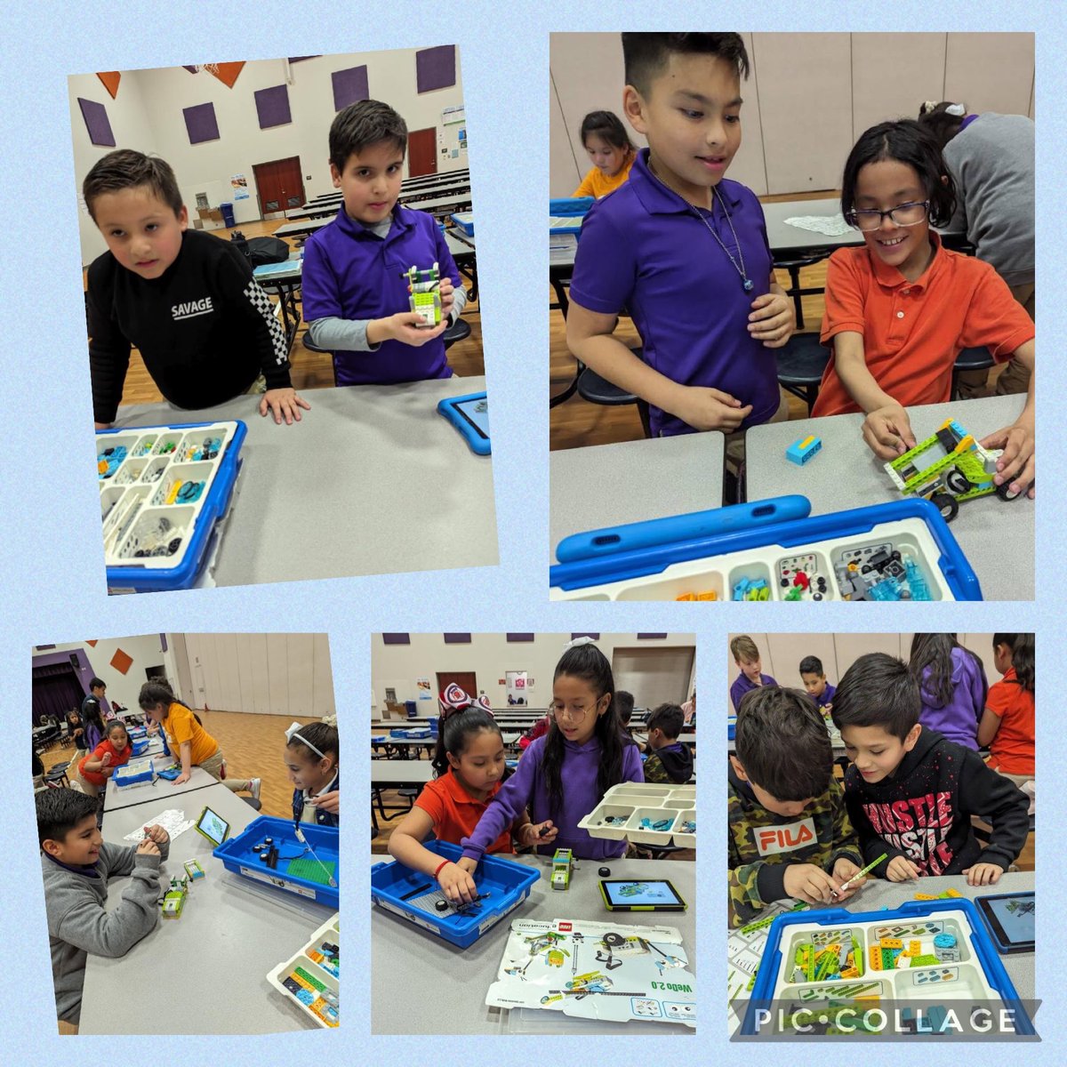 Snapologyep's tweet photo. @MRidge_ES @Escamilla_MRES 

Another awesome day building race cars and bumper cars. https://t.co/zpv4xwHjve