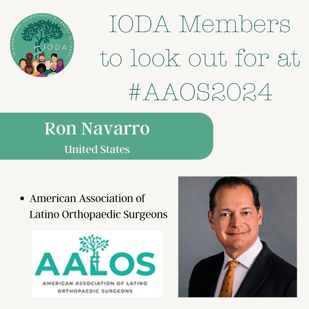 Connect with IODA Members and Diversity Advocates @aalos_social at #aaos2024 next week in San Francisco #diversity #equity #inclusion