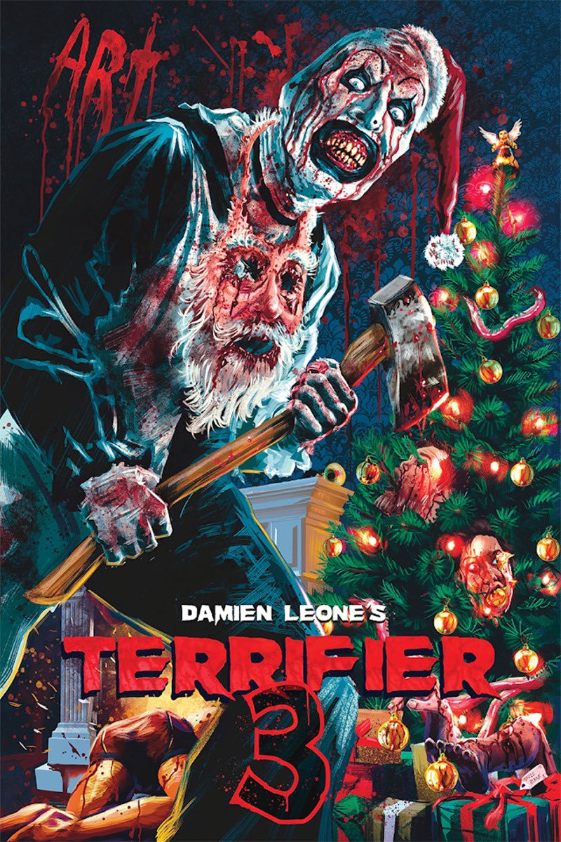 portalmedoo's tweet photo. VAI PASSAR MAL! TERRIFIER 3 está disposto a ultrapassar a VIOLÊNCIA do segundo filme e deve matar crianças vestido de papai noel no terceiro longa.

O diretor já havia revelado que o novo filme será mais EXTREMO e mais VIOLENTO. https://t.co/cucFMkatX5