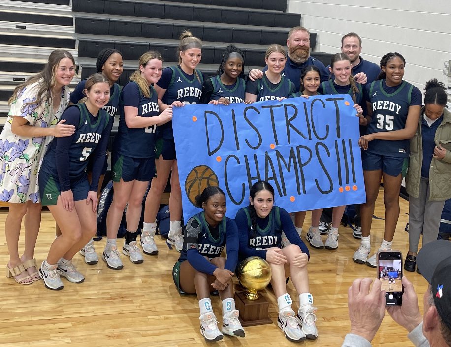 Making history tonight as our <a href="/ReedyGBBall/">REEDY GIRLS BBALL 🏀</a> won their 1st District Championship! Way to go! Roar Lions Roar! <a href="/ReedyLions/">Reedy High School</a> #RHSRoar #TakePrideInThePRIDE #DistrictCHAMPS #OnToPlayOffs