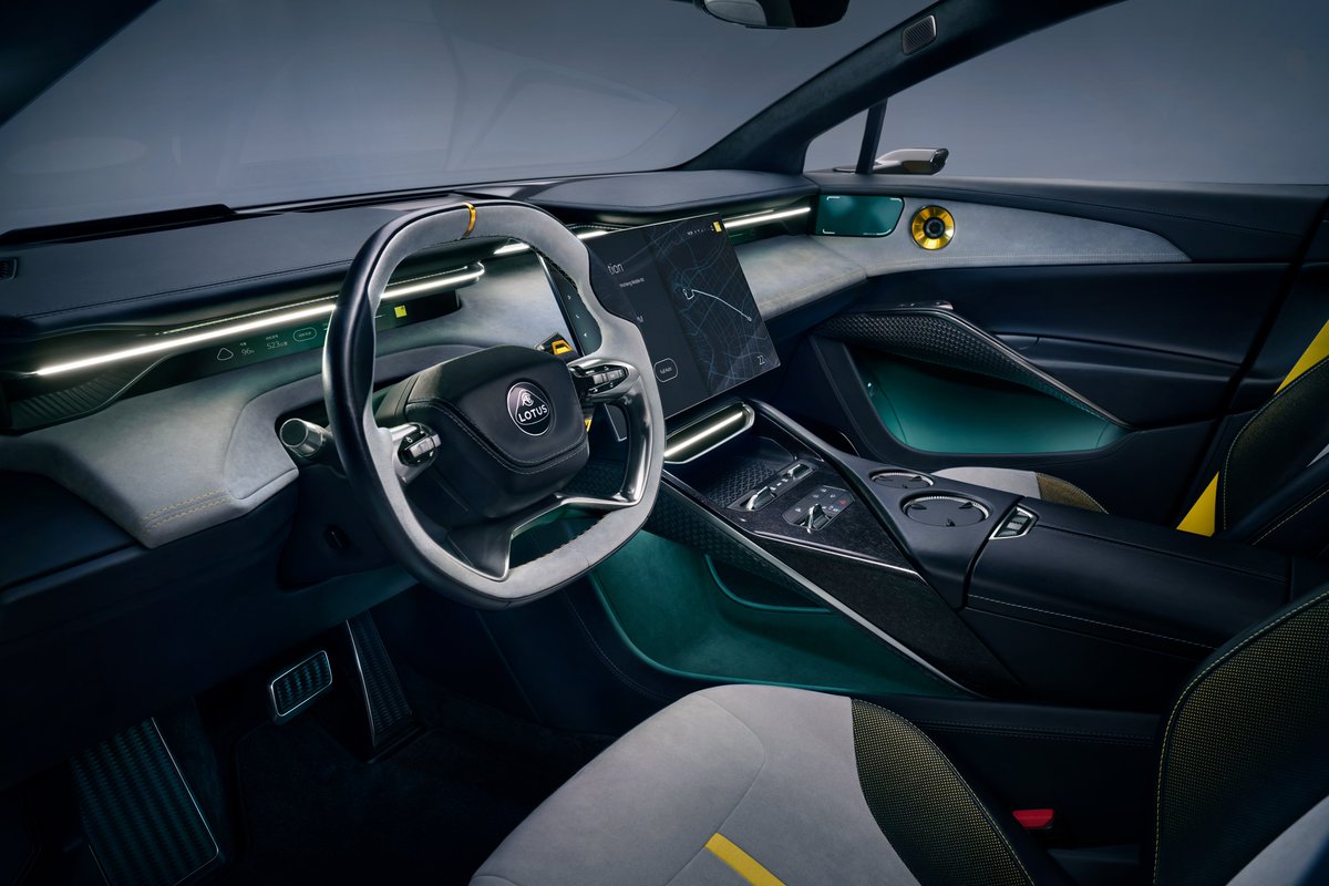EVEDITION's tweet photo. Lotus Eletre Interior⚡️

Featuring Immersive intelligent and intuitive controls, a hyper luxury space. https://t.co/aa9rwF3D8z