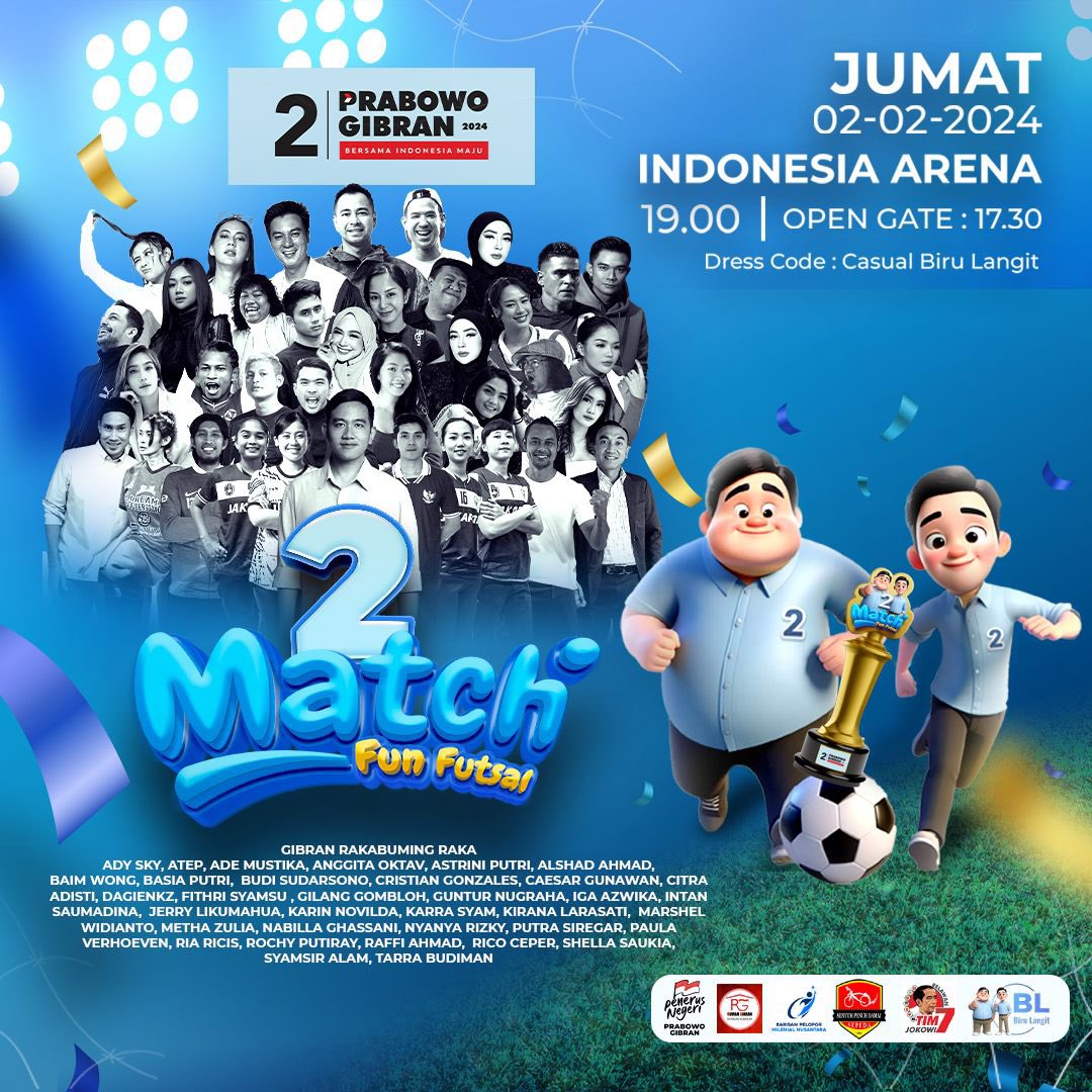 gibran_tweet's tweet photo. Link 2 Match Fun Futsal kemarin 👇🏻

https://t.co/mI06NKeRae https://t.co/kJ6rfjBSUC