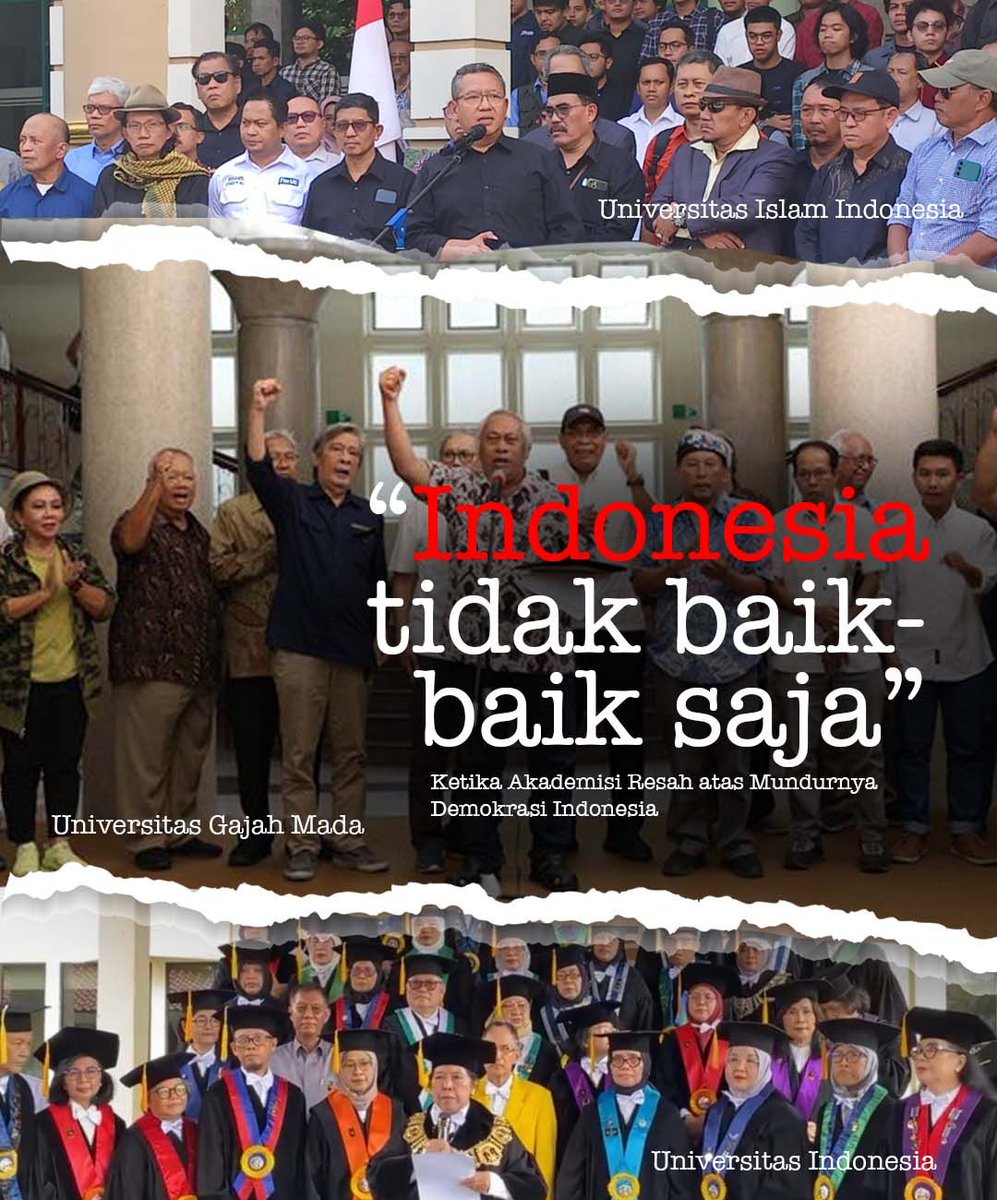 RidhoAgiJr's tweet photo. Ketika guru guru bangsa sudah turun, tentu Indonesia sedang dalam keadaan gawat
#KampusBergerak
#RakyatMakinMuak
@aniesbaswedan
@cakimiNOW
Demokrasi harus dijaga
Tiran harus disadarkan https://t.co/xyQeIorWRz