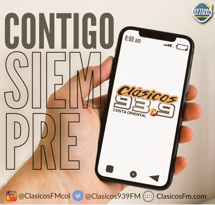Disfruta de nuestra señal streaming acá...
player.lorini.net/clasicosfm/col/