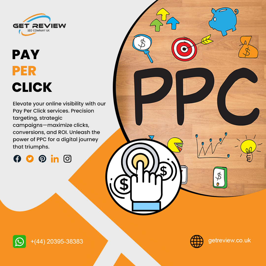 Boost your online visibility with our premium PPC services! 🚀 Targeted advertising that drives results and elevates your business. Let's optimize your digital strategy together! #PPC #DigitalMarketing #GetReview #PPCServices #OnlineAdvertising