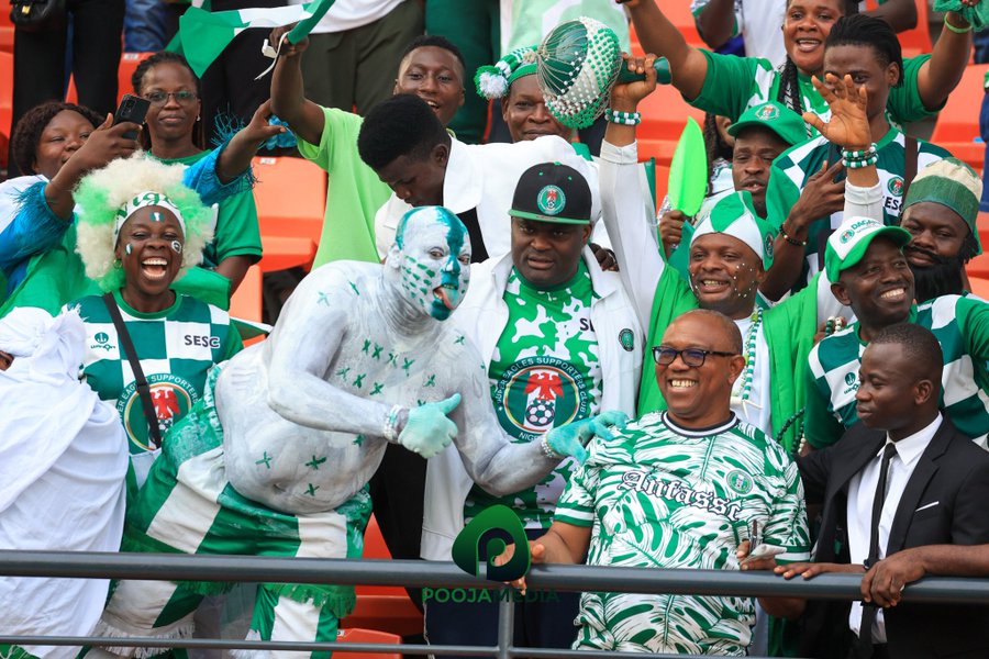 <a href="/boniface_jrn/">Victor Boniface</a> IT WILL COST YOU 0$ TO REPOST. 

The last time Peter Obi came to watch the Super eagles live was in 2013 and guess what we were champions 🇳🇬🦅🦅🇳🇬🇳🇬.🔥🔥