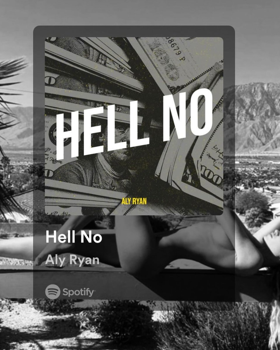 🎶 Hell No

AVAILABLE EVERYWHERE

✨ @alyryanmusic 

#HellNo #NewMusic #ReleaseFriday #NewMusicAlert #NewRelease #OneToWatch