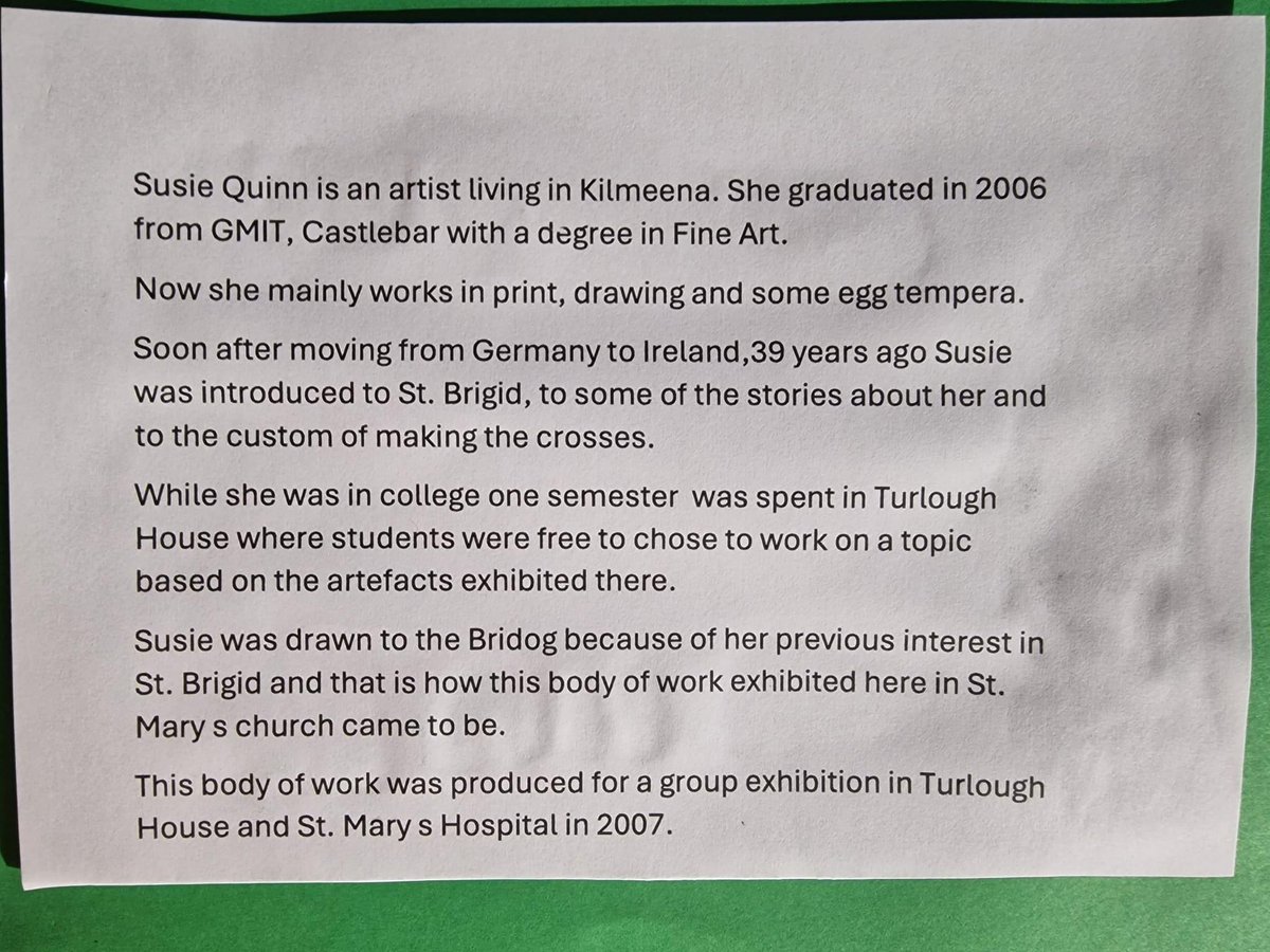WestEcoCong's tweet photo. Celebrating Saint Brigid #westport https://t.co/6ukyBEJdcT