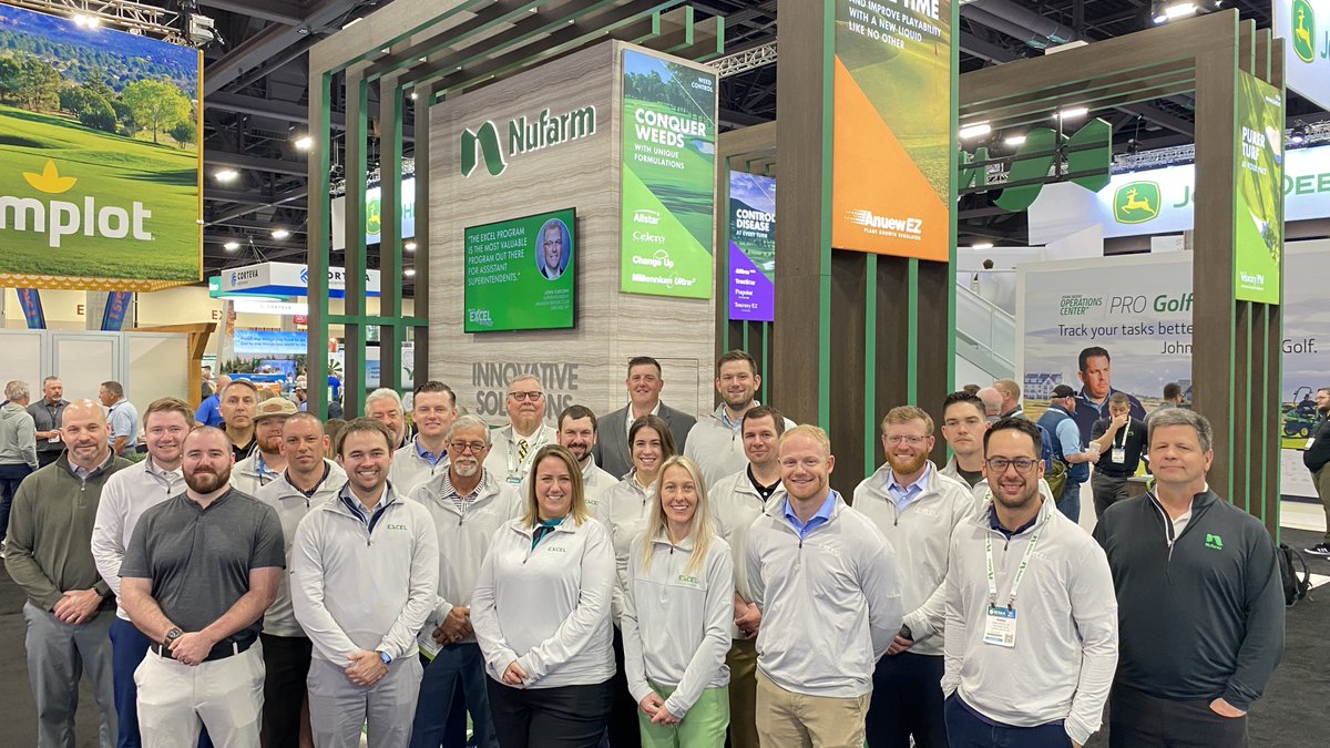 Great seeing each of the #EXCELProgram members at @GCSAA #GCSAAConference this week in #Phoenix! You make this program the best in the industry for #golf #course #assistant #superintendents!
#nufarmgolf #leadingout