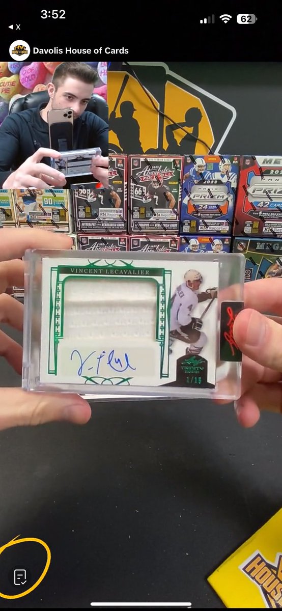313DSportscards's tweet photo. Just opened some @Leaf_Cards  Trinity soccer with @DavolisHOC …and we hit… a Steph Curry patch auto/ a wade boggs patch auto/ and a Vincent Lecalvier patch auto… huh? https://t.co/YJYOBfNwDW