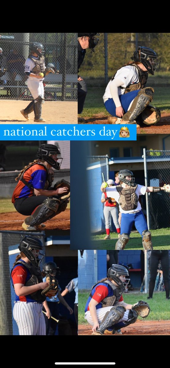 ClineLinde's tweet photo. happy national catchers day to all my fellow catchers! love being behind the plate and working hard for my pitchers💪@TeamNCSoftball @TeamNCWhite 
#nationalcatchersday #softball https://t.co/4k7acgZ2uu