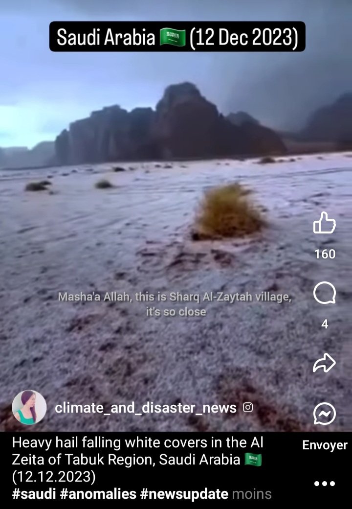 ammellinna's tweet photo. @AfricaFactsZone It's not snow but hail( So much hail fell that it looked like snow) https://t.co/55nCUkgZ4O