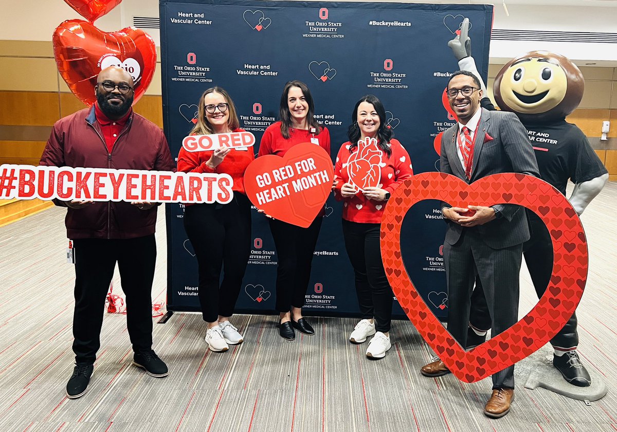 joshuajosephmd's tweet image. Cardiovascular disease is a woman's No. 1 health threat and we are raising awareness @OSUWexMed @OhioStateDHLRI @AmHeartOhio through #WearRedDay ‼️

Proud to support collaborative efforts for everyone to #LiveFierce and stop Cardiovascular disease in its tracks ❤️
#Buckeyehearts