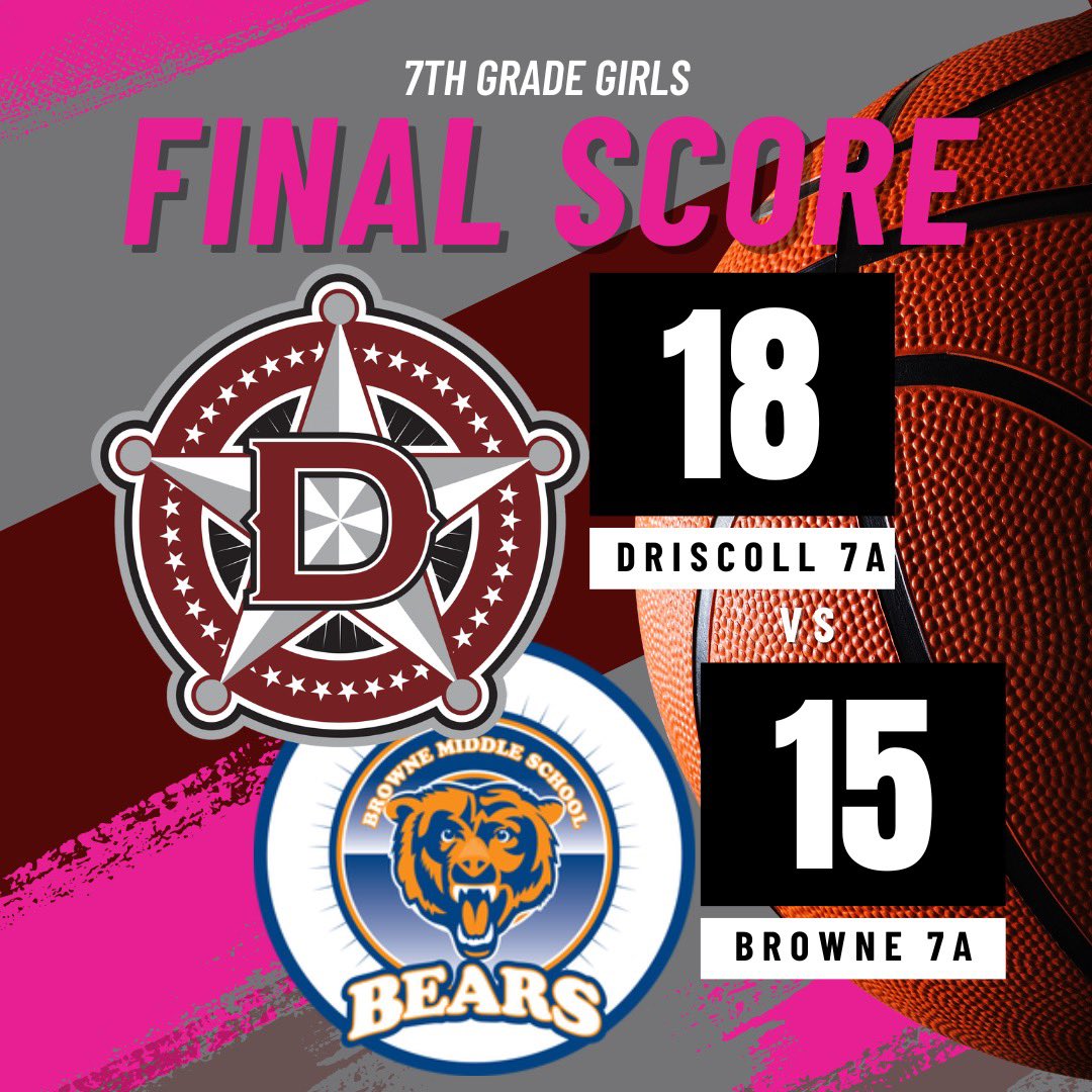 Our 8th grade girls fought hard and competed against a talented Tom Browne team!

Our 7th grade girls A team pulled out the W! Congratulations, ladies! 🎉