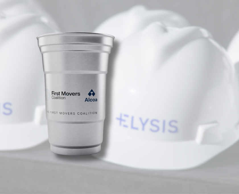 Aluminum made from #Alcoa's breakthrough #ELYSIS technology is being used in these new cups from @BallCorpHQ! It's made of 90% recycled #aluminum and 10% low-carbon primary aluminum. More on the collaboration with Ball and @Novelis: bit.ly/48YTroM