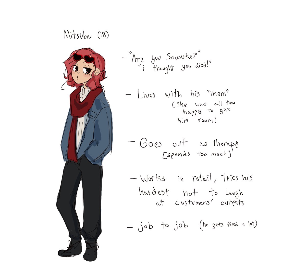 visjules's tweet image. AU time! This is basically post-canon, where like, “god” let them all live (idk what they just all revived) and now they go on with their lives as ordinary people! #tbhk #jshk #kou #nene #mitsuba #aoi #digitalart