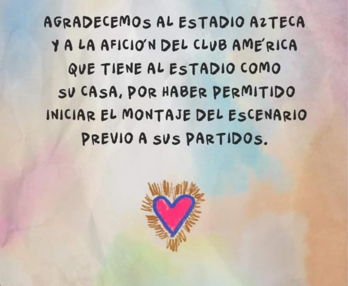 tropitour_'s tweet photo. Oficialmente el montaje para los shows de @karolg en la Ciudad de México han empezado. ¡QUE CHIMBAAAAAAAA! 🩷
#mañanaserabonitoutour #karolg #mtvdanieldavid https://t.co/d1gQGu4QJ2