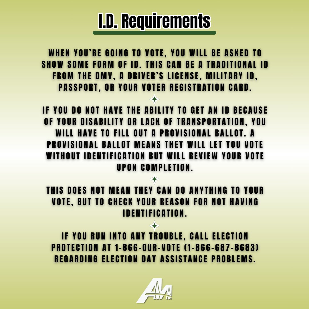 SCAccessAbility's tweet photo. Do you know your rights as an individual with a disability? Scroll through and find out how to make an informed decision on Election Day!
#disabilityrights #disabilityrightsarecivilrights #electionday2024 #votenow https://t.co/FyFOe0Eo3u