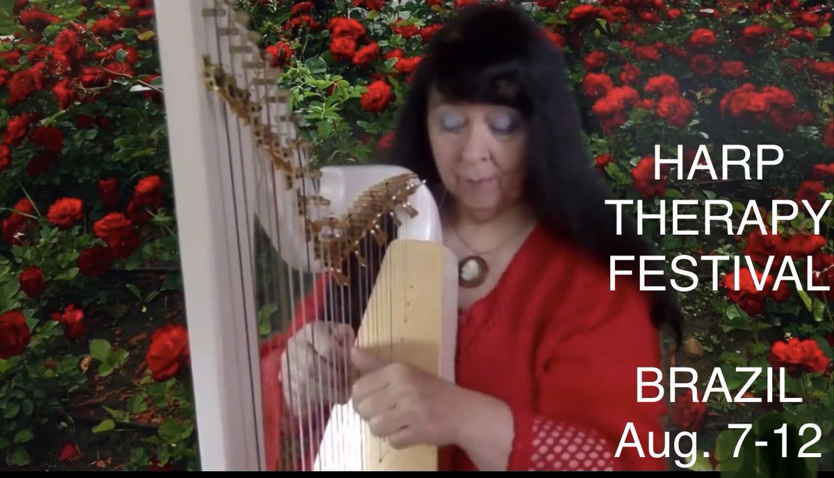 HARP THERAPY FESTIVAL in BRAZIL- August 7-12th! Calling all #harpists, #musictherapists #musicians #therapeuticmusicians and interested folk!  Click here for info; drive.google.com/file/d/1dKXvVW…
