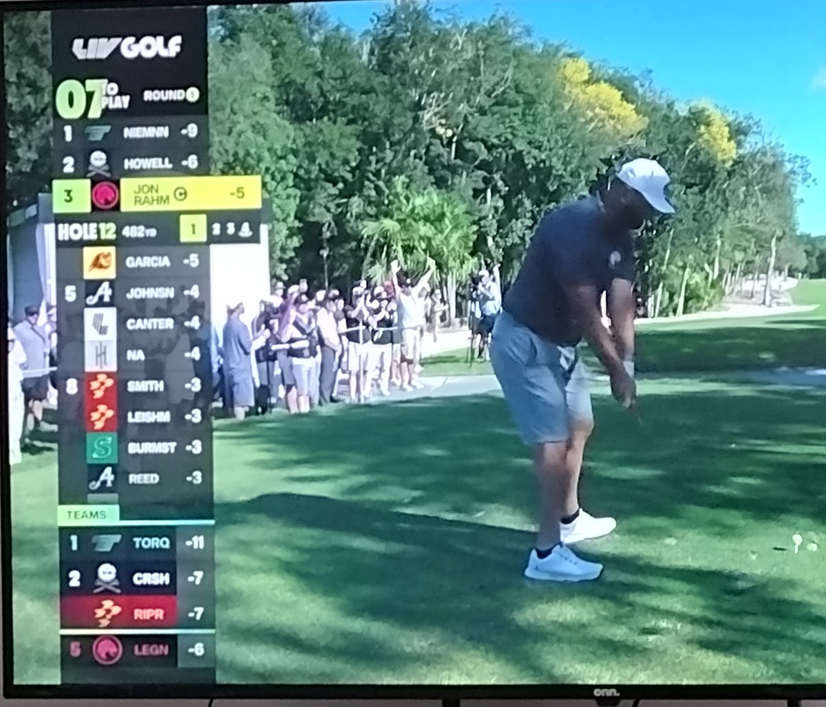 BillyWittenberg's tweet photo. This leaderboard doesn't get Official World Golf Rankings. That is an absolute travesty. Best leaderboard you might see all year and it's only on @livgolf_league #LivGolf #BestPlayersInTheWorld https://t.co/43Sx5EaZYR