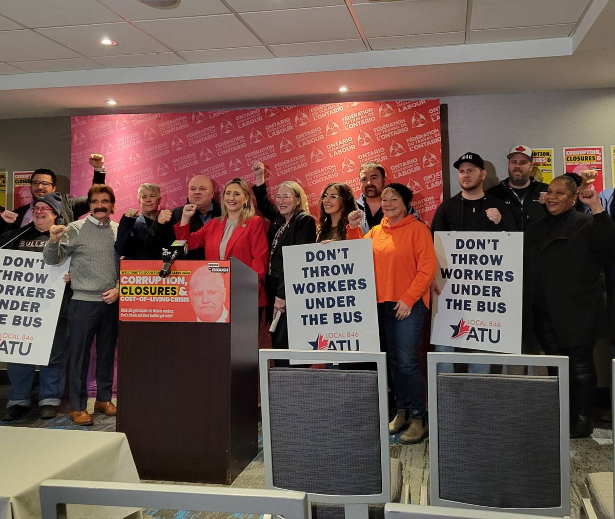 osstf's tweet photo. “Ford can find money for Staples &amp; Walmart but not to properly fund our public ed system. Students, families, &amp; ed workers end up paying the price. Enough is enough!”

#OSSTF D-21 member, Allison Cillis, calls on Ford to stop shortchanging #OntEd! #OnPoli

https://t.co/bCYkAtll4V https://t.co/8MujEvp4rf