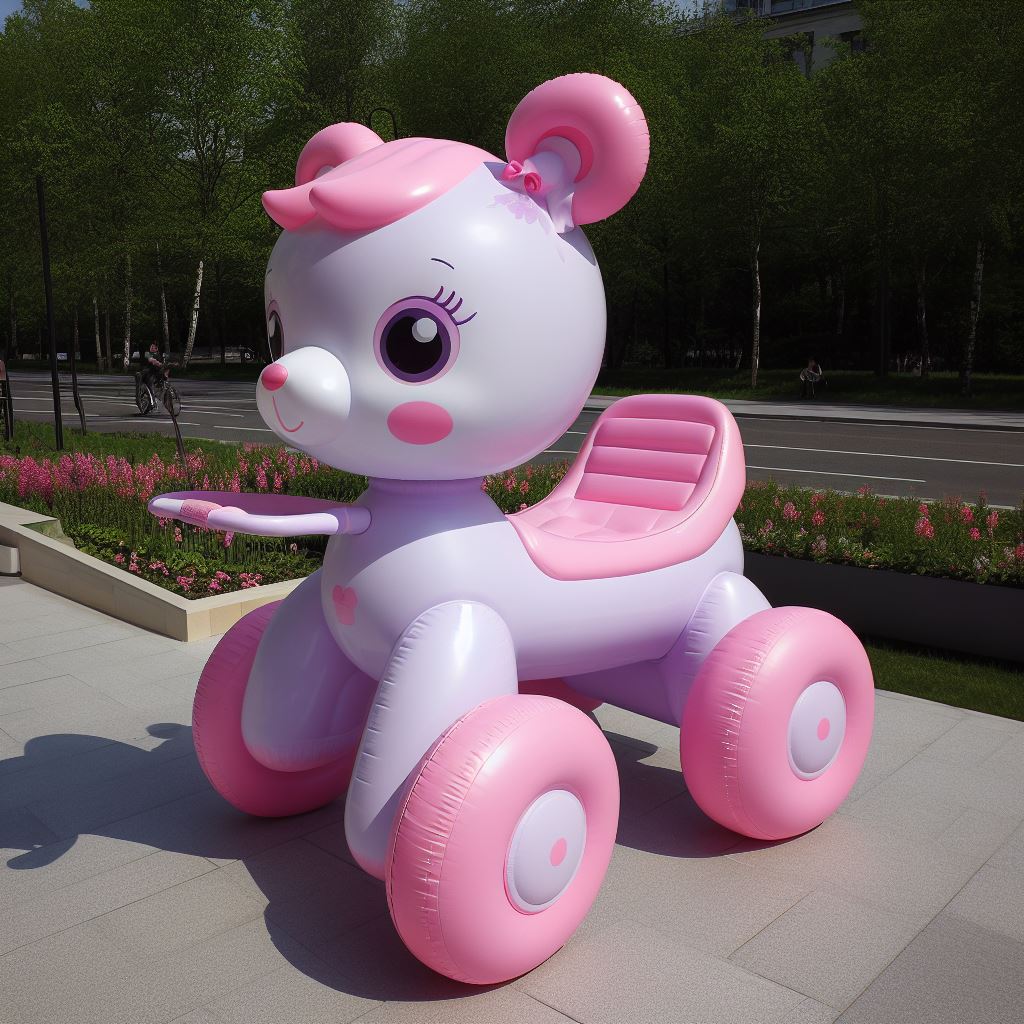 Ukiwa_Omo's tweet photo. Today's theme is teddy bears!

Yes, you can ride your inflatable teddy bike in the park today.

#ABDL #inflatable #AIgenerated https://t.co/Tm7a2jjDSM