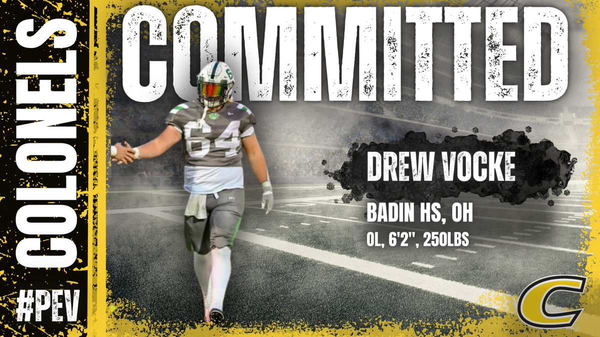 Drew Vocke (@vockedrew) on Twitter photo Very excited to announce my commitment to Centre College! I would like to thank my parents for everything they have done for me. Also I want to thank my coaches and teammates for pushing me to do my best. Ready to get to work!!
<a href="/BHSfootball4/">@BHSfootball</a> <a href="/CoachAndyFrye/">Andy Frye</a> <a href="/CentreFootball/">Centre College Football</a> Very excited to announce my commitment to Centre College! I would like to thank my parents for everything they have done for me. Also I want to thank my coaches and teammates for pushing me to do my best. Ready to get to work!!
<a href="/BHSfootball4/">@BHSfootball</a> <a href="/CoachAndyFrye/">Andy Frye</a> <a href="/CentreFootball/">Centre College Football</a>