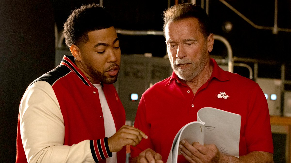 ❤️ this post to see me and my fave costar Arnold Schwarzenegger in the new @StateFarm movie #AgentStateFarm when it premieres on 2/11. I've got some connections 🤫