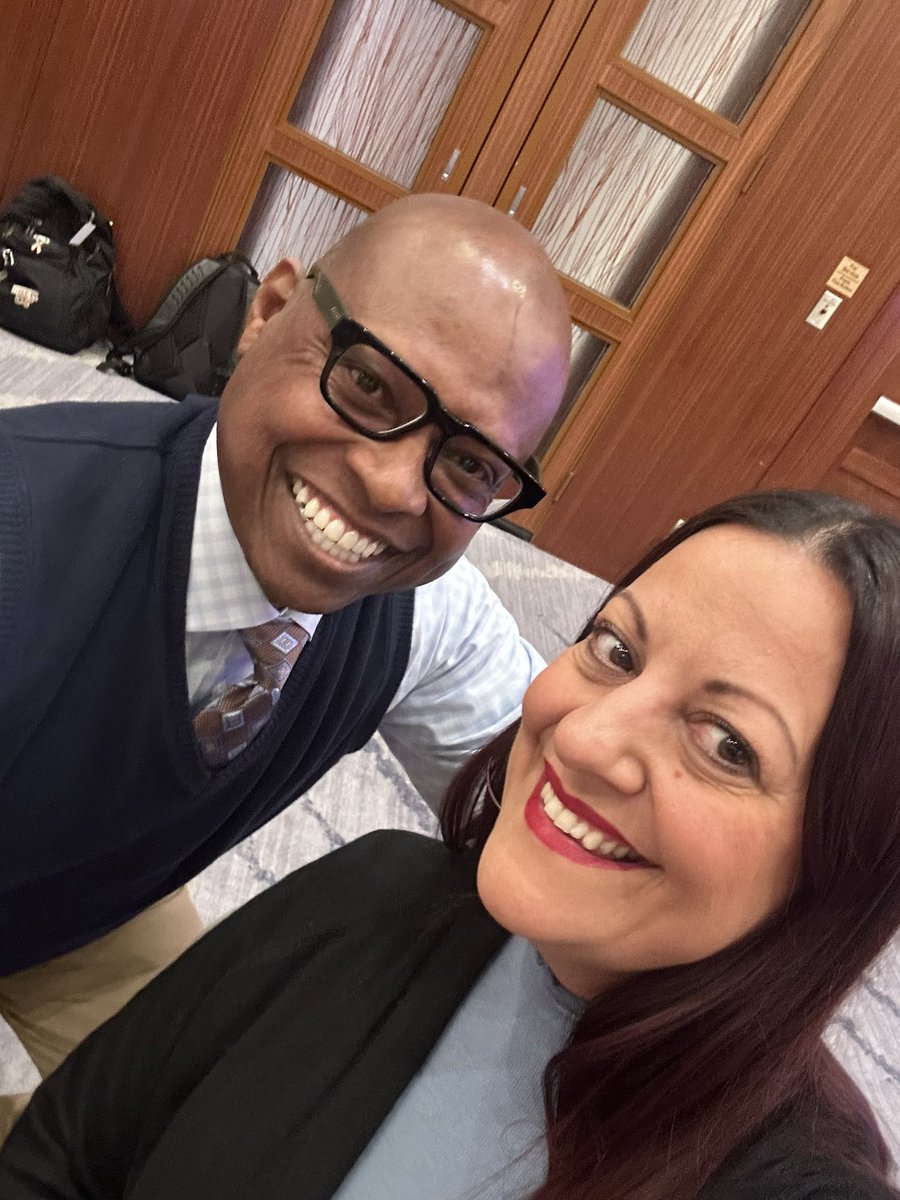 Soaking up knowledge from the GOATS <a href="/CNUSDAsstSup/">Dr. Reggie Thompkins, Ed.D</a> &amp; Dr. Monica Colunga during the <a href="/CIFState/">CIF State</a> Council Meeting while proudly representing <a href="/ACSA_info/">ACSA</a>. #RepresentationMatters
