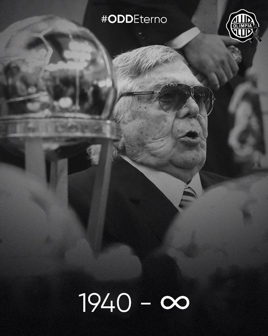 Q.E.P.D mi querido Presidente!! gracias por todas las copas y en especial las 3 Libertadores!!! Hasta Siempre!!