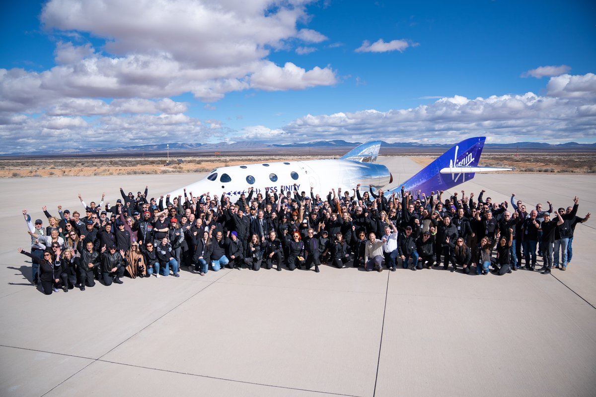 Congratulations to @virgingalactic on a successful flight of VG-06! Supporting UTMB alums included Jen Law, Karen Ong, & former UTMB staff Johnene Vardiman-Ditmanson. Teamwork makes the dream work! 🚀 #aerospacemedicine #spacemedicine @UTMB_SPPH @UTMBProvost @utmbnews