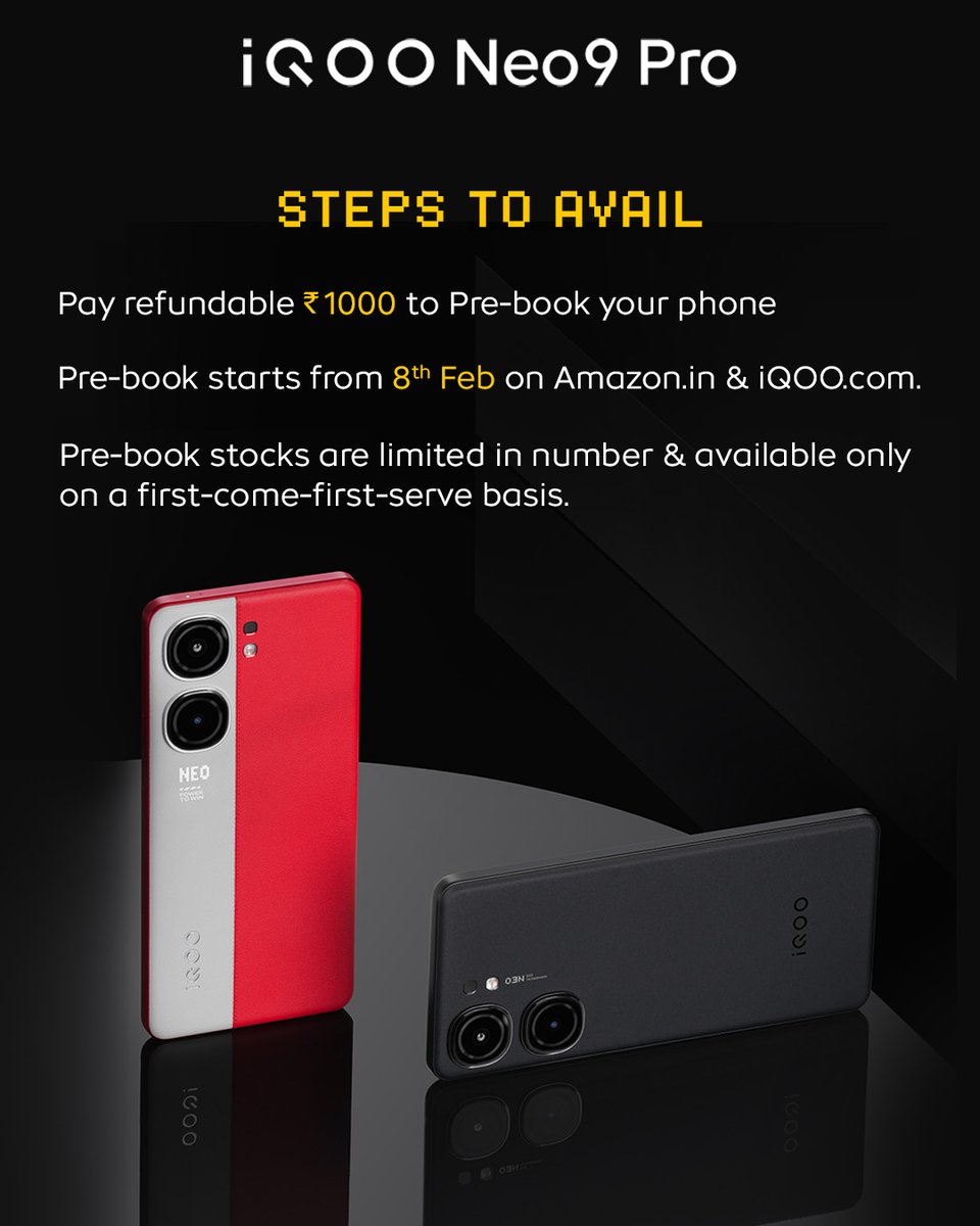 Indian iQOO Neo9 Pro Confirmed to Launch as Rebranded Chinese Non