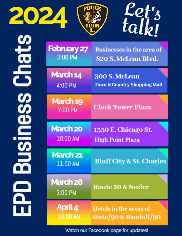 Elgin IL Police Dept tweet media