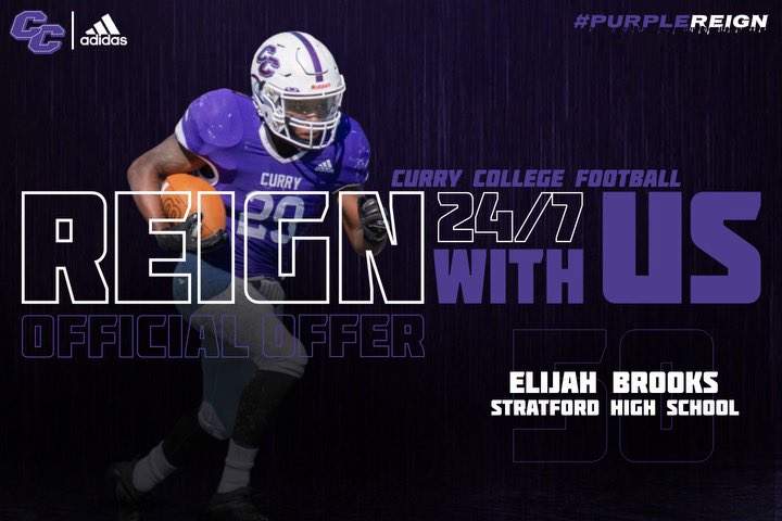 Eli87218's tweet photo. After a great visit I am blessed to receive an offer from Curry College! @Pippin_McKinley &amp; @CoachTParsons Thank you! @CoachTyler21 https://t.co/JyC4uuGhuf