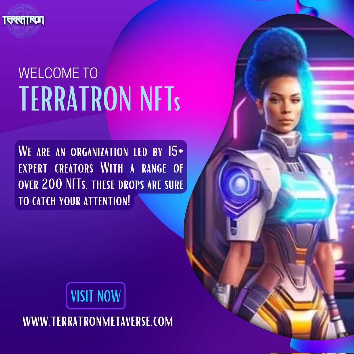 Terratron3's tweet photo. Terratron NFTs: Unleashing the power of space in every unique piece. 🚀✨ Explore the cosmos through art like never before!

#TerratronNFTs #SpaceArt https://t.co/whE2szmRF7
