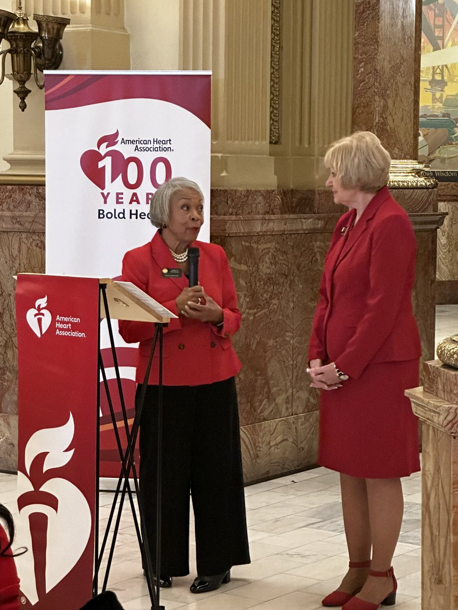 Today I went with cardiovascular health warriors &amp; <a href="/ahacolorado/">American Heart Colorado</a> to Capitol Hill, I met State Senators Janet Buckner <a href="/SenJanetBuckner/">Janet Buckner</a> and Janice Rich who are supporting #GoRed campaign and health equity #TogetherStronger Healthier lives for all ❤️🧠🙏🏼