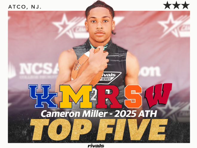 Cameron Miller (@miller2cam) on Twitter photo Thank you to all the schools that have been recruiting me to this point. Now I’ll be shifting my focus to these five schools!! <a href="/chillbelton/">Bill Belton</a> <a href="/RivalsRichie/">Richie O’Leary</a> <a href="/muffy103/">Deborah Kinzer</a> Thank you to all the schools that have been recruiting me to this point. Now I’ll be shifting my focus to these five schools!! <a href="/chillbelton/">Bill Belton</a> <a href="/RivalsRichie/">Richie O’Leary</a> <a href="/muffy103/">Deborah Kinzer</a>