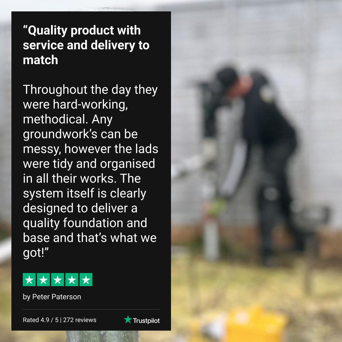 No More Digging. Ground Screw Foundations. tweet media