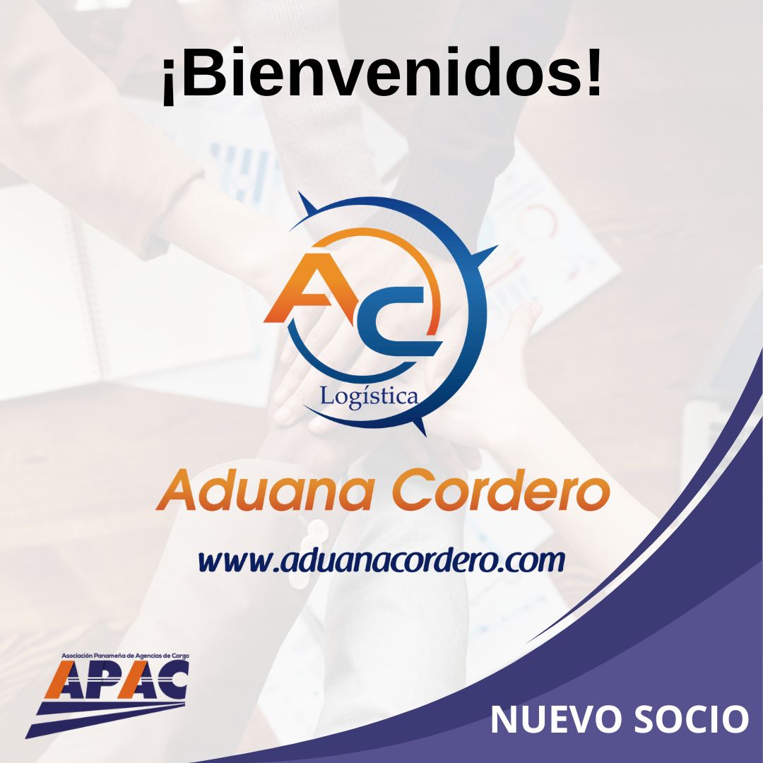 Le damos la bienvenida a nuestro nuevo Socio: Aduana Cordero, Soluciones Logísticas Aduanales. @aduanacordero