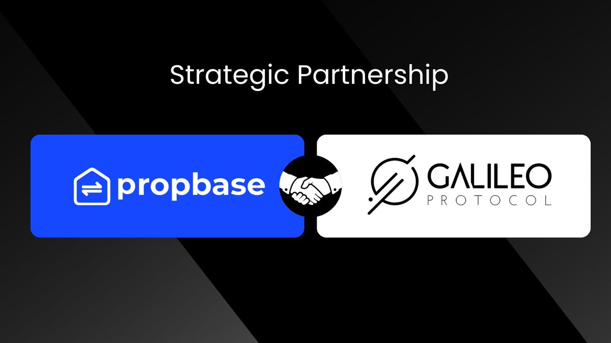 #Propbase and <a href="/galileoprotocol/">Galileo</a> have been long term partners but now its time to make it #official 

🤝🤝🤝
A strategic partnership between these two leaders in the #RWA space will work together sharing past experiences and future plans. 

💎💎💎
Propbase is leading the way in