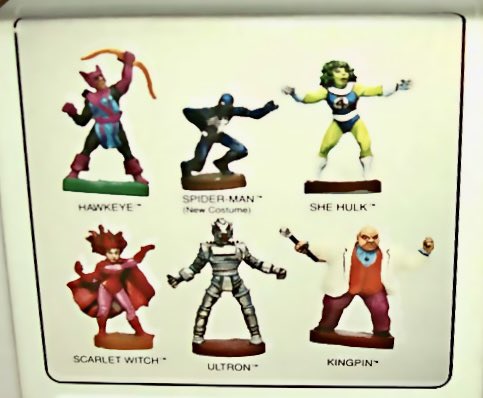 Marvel Super Heroes Metal Miniatures Set #1, #2, and #3 (1985)
🔸
#Marvel #FantasticFour #Avengers #XMen #Hulk #Thor #DoctorStrange #IronMan #SpiderMan #MarvelComics #MarvelSuperHeroes