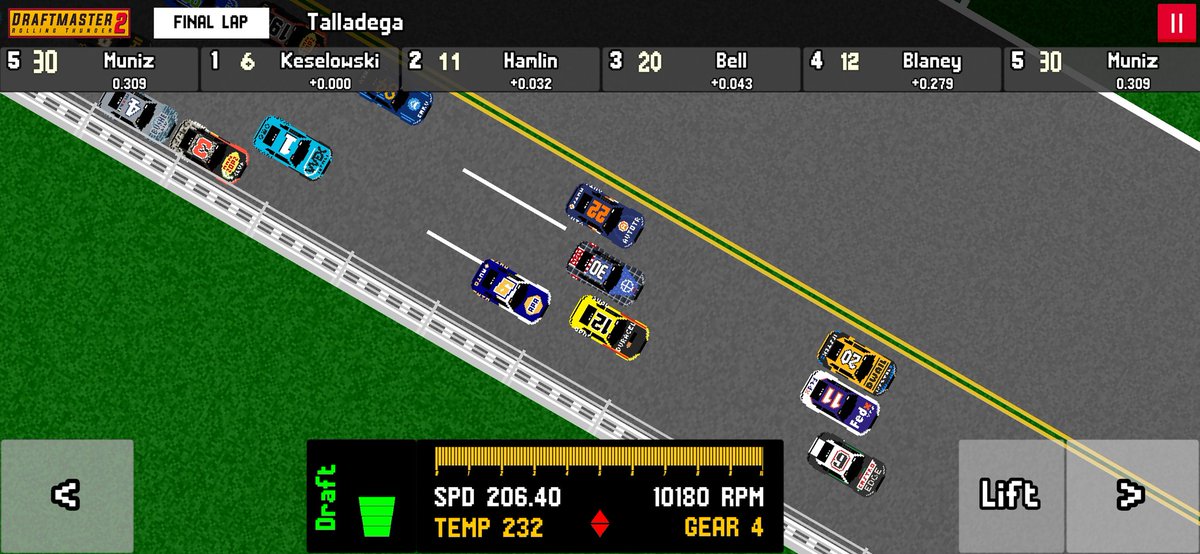 DraftmasterGame's tweet photo. I think this picture sums things up nicely..

We transferred @frankiemuniz into a 23XI car in the Cup series.

Malcolm (3 wide, you're) in the middle! 🏁 https://t.co/jlJjX48Xnj