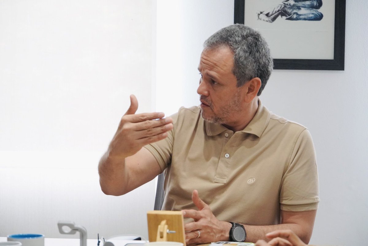Me reuní con el alcalde de Guamo, Álvaro Prada, y el diputado Abel Otalora para explorar acciones que contribuyan al fortalecimiento de la educación superior en esta región del Departamento.