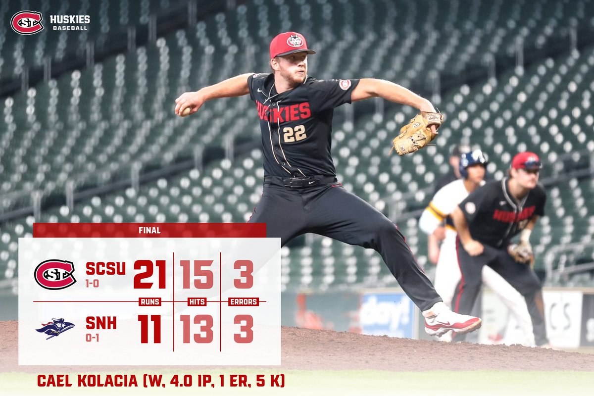 A 𝗧𝗢𝗣-𝟭𝟬 𝗪𝗜𝗡 to start 𝟮𝟬𝟮𝟰! 👊

#Huskyland ⚾️