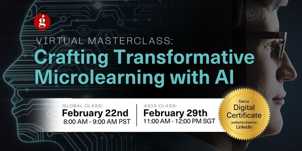 gnowbe's tweet image. 👉 Register Now!
Global Masterclass
hubs.li/Q02jJT210
Asia Masterclass
hubs.li/Q02jJXhF0
#AIinLearning #Microlearning #Masterclass #InstructionalDesign #StayAhead #FutureSkills #HRtools #LearningAndDevelopment #LinkedInCertificate #ProfessionalDevelopment #MasterAI