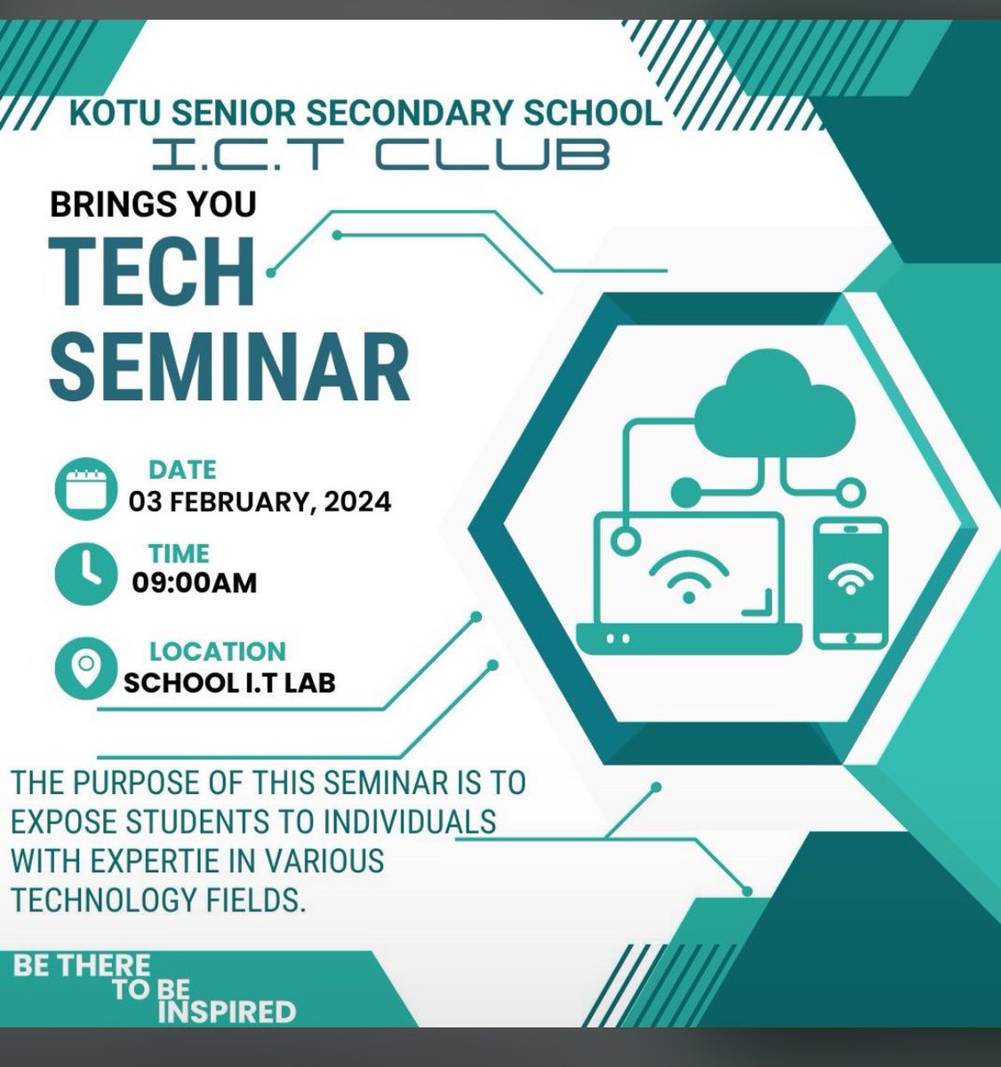 We resume our tech community work in 2024.
I will be at kotu senior secondary school tomorrow in sha Allah for their ICT seminar.
As usual, I will be talking about inclusion and 👩🏾‍💻 
#IWD2024 #Impactthefuture #gambia